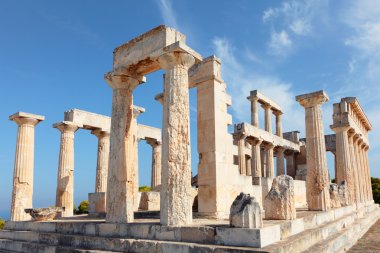 Temple on Aegina clipart