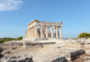 Temple of Aphaia in Aegina clipart