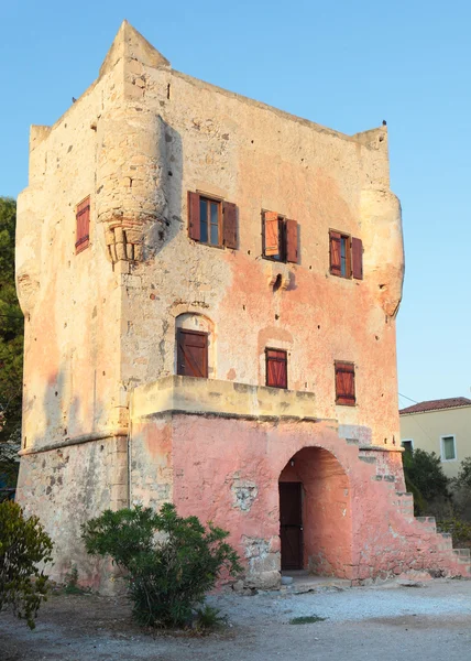 Markellos toren in aegina — Stockfoto