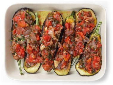 fırın hazır dolması patlıcan