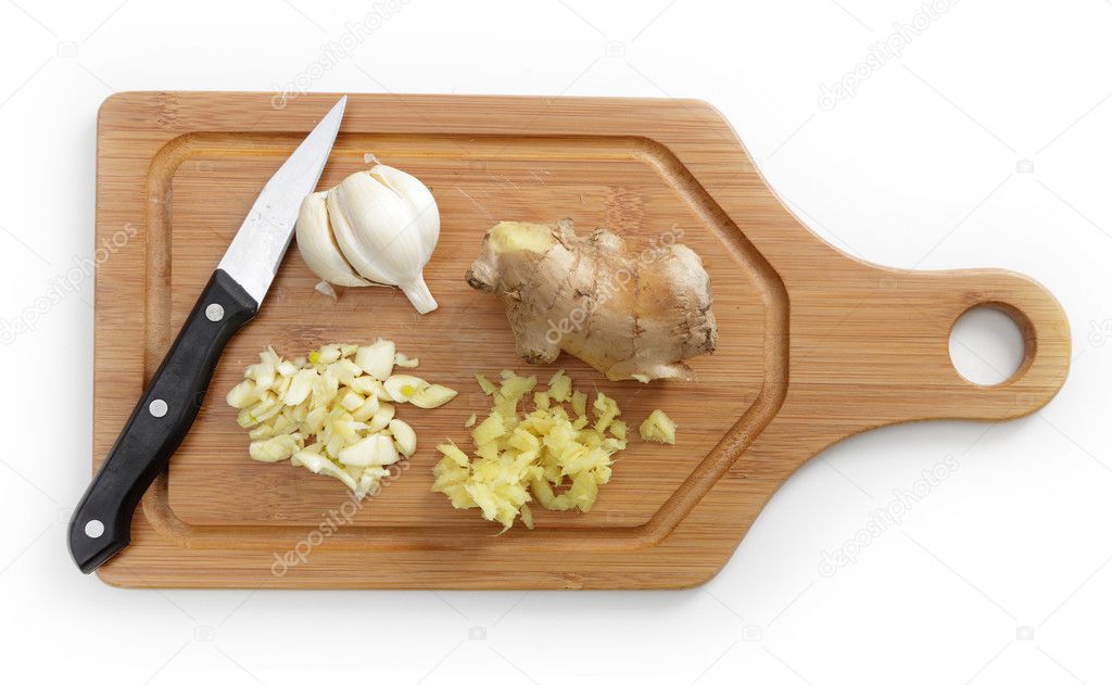 Garlic and ginger