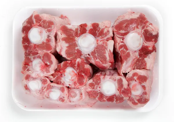 Oxtail tray from above — Stock Photo, Image