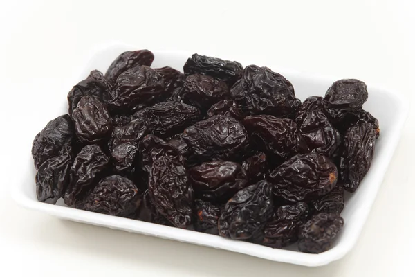 Prune tray side view — Stock Photo, Image