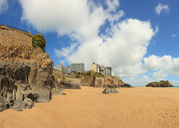 Пляж Tenby — стокове фото