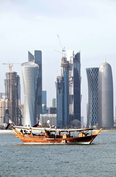Doha skyline 2012 — Stockfoto