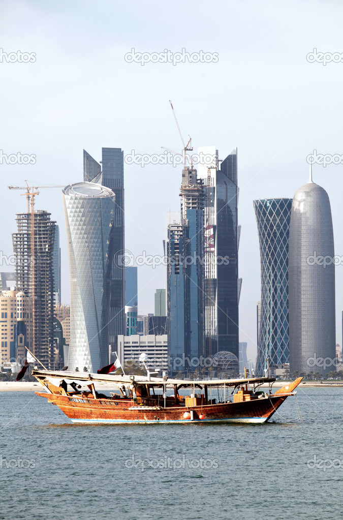 Doha skyline 2012