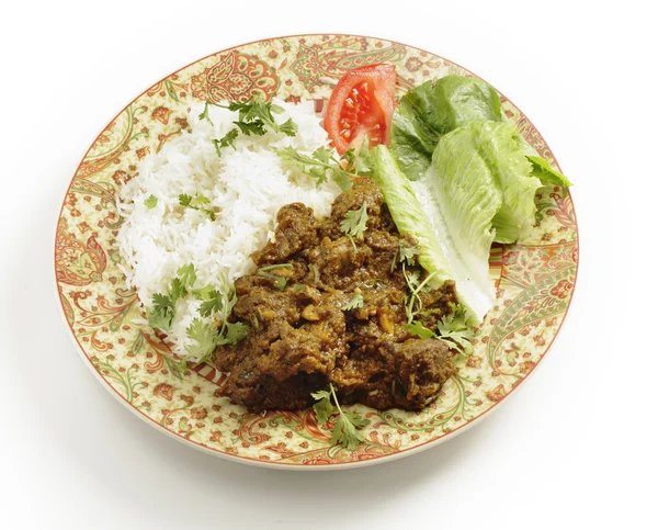 Bhuna gosht from above — Stock Photo, Image