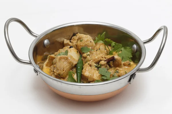 Chicken pasanda curry serving bowl — Stock Photo, Image