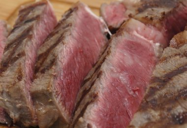 dilimlenmiş wagyu makro