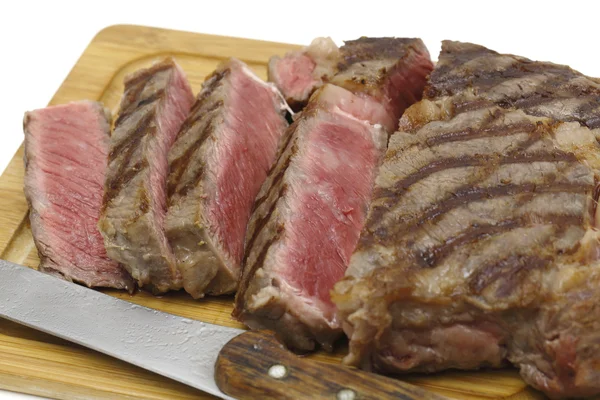 Aufgeschnittenes Wagyu-Steak — Stockfoto