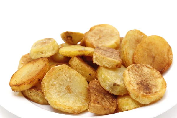 Pommes de terre sautées vue latérale — Photo