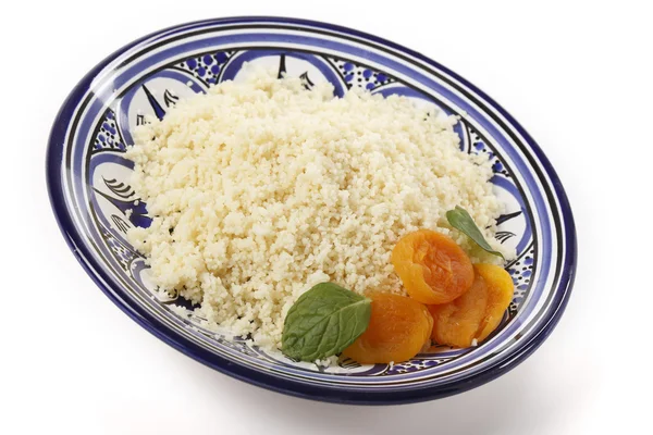 Einfacher Couscous abgewinkelt — Stockfoto