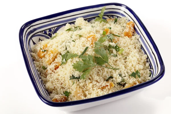 Albicocche e prezzemolo di Couscous — Foto Stock