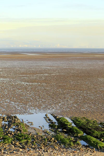 Flat pasang surut Teluk Swansea — Stok Foto