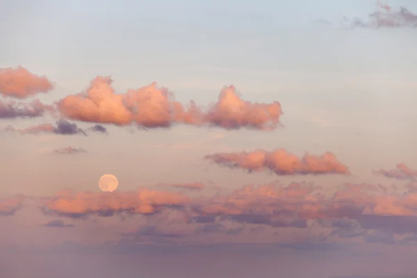 Mediterranean moonrise — Stock Photo, Image