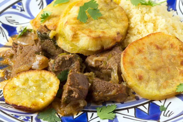 Carne tagine close-up — Fotografia de Stock