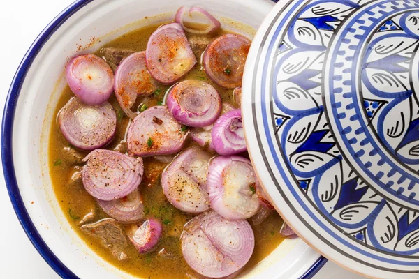 Tagine with onion horizontal — Stock Photo, Image