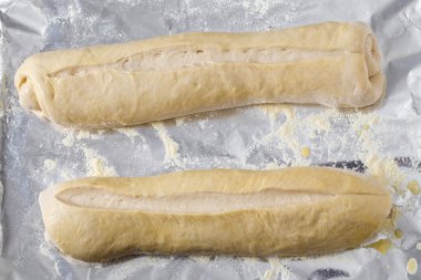 ekmek hamuru batons yükselen