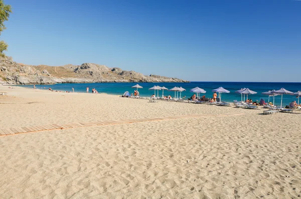 Damnoni beach södra Kreta — Stockfoto