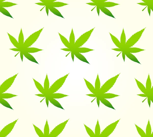 Marijuana Seamless Pattern — Stock Vector