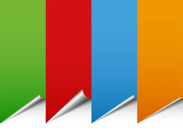 Bannières colorées — Image vectorielle