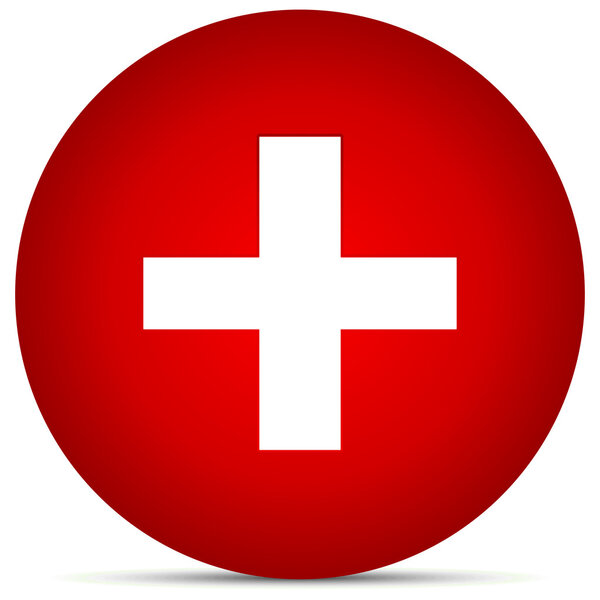 Red Cross in Circle