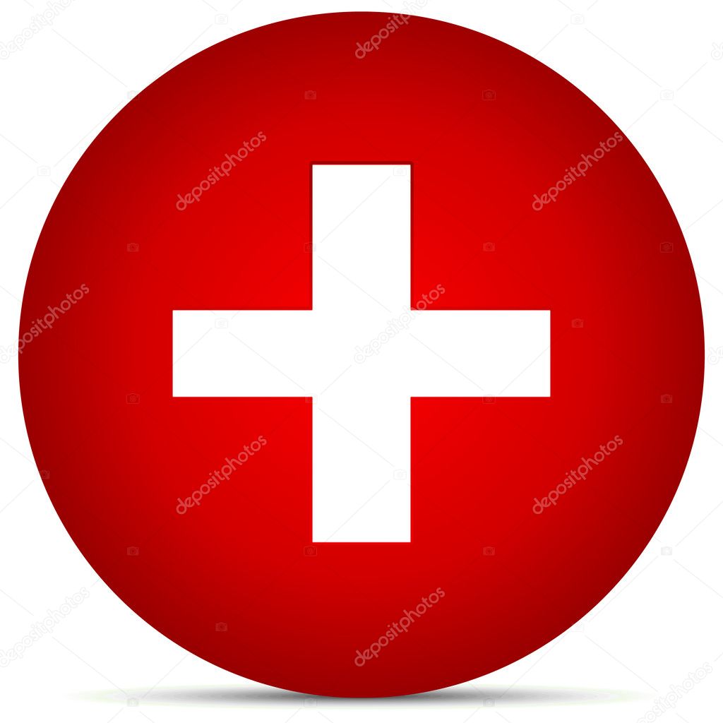 Red Cross in Circle