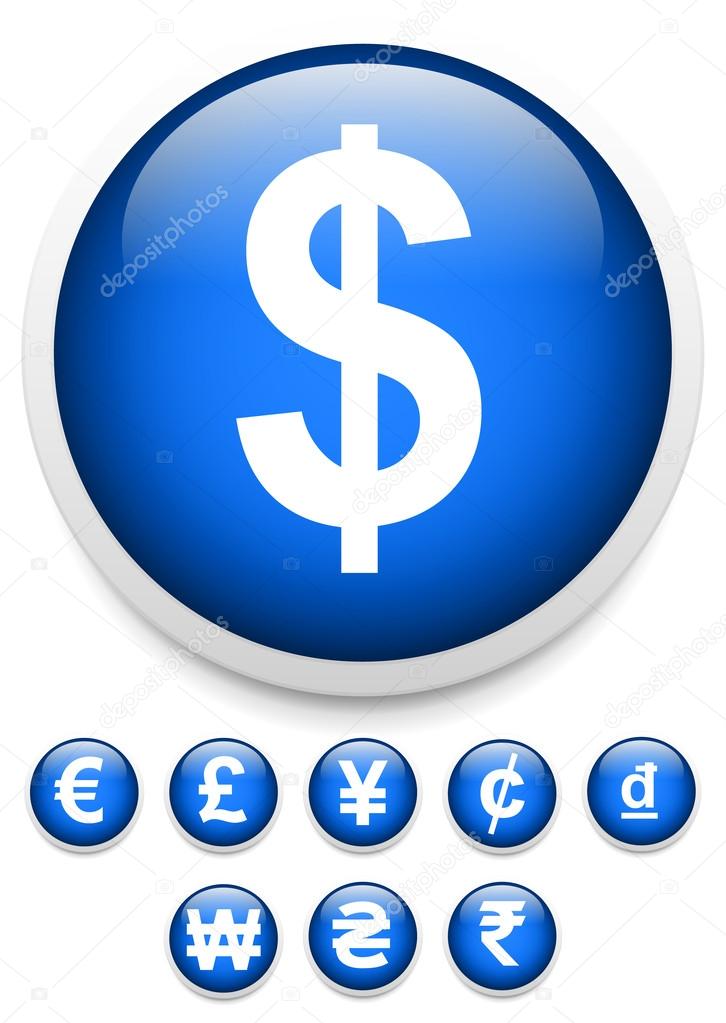 Currency sign symbol elements
