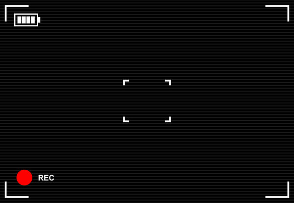 Camera's viewfinder background