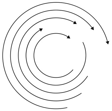 Circular Arrows concept clipart