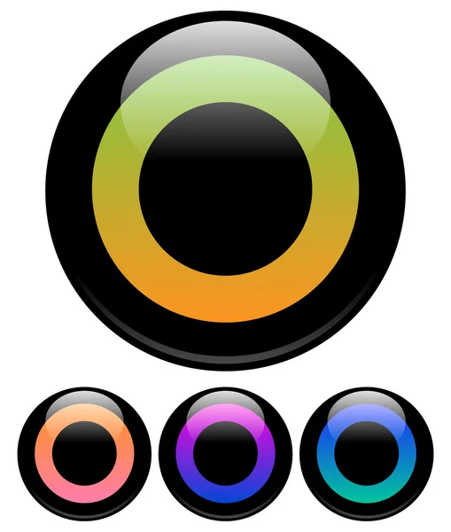 Circle icons, elements — Stock Vector