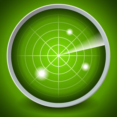Radar ekranı vektör