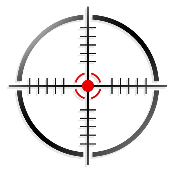 Crosshair, retícula — Vector de stock