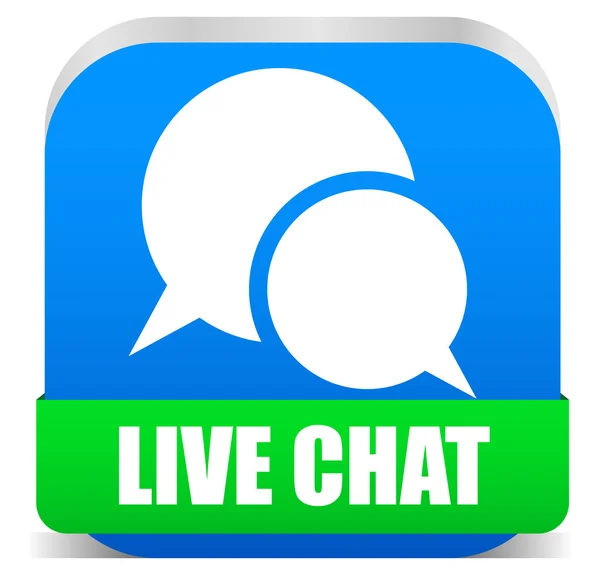 Chat en vivo — Archivo Imágenes Vectoriales