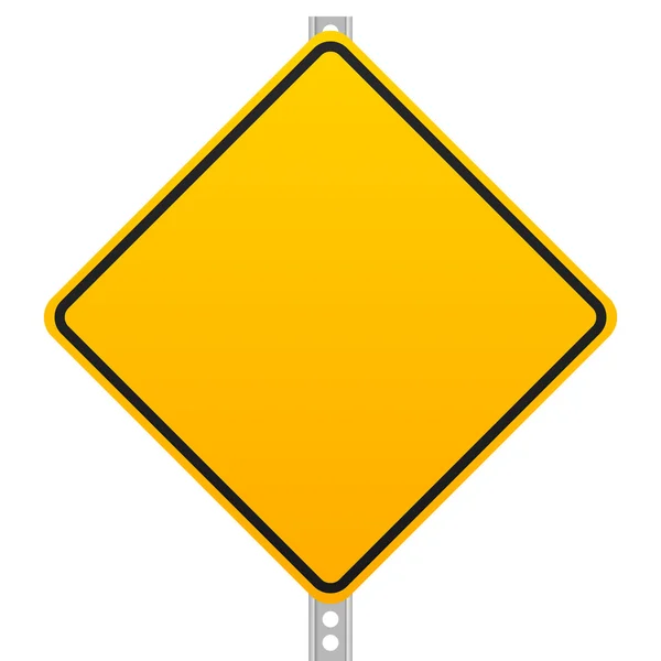 Üres roadsign grafika — Stock Vector