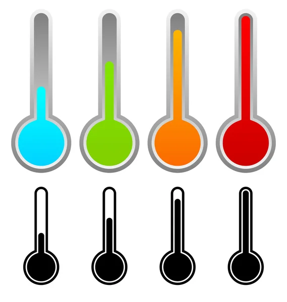 Thermometers — Stock Vector