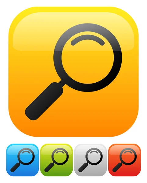 Magnifier icon — Stock Vector