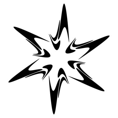 Soyut dairesel çizim. Şekilsiz, şekilsiz, sanatsal element, şekil. Girdap, girdap, girdap, girdap motifi ve mandala - stok vektör illüstrasyonu, klip-sanat grafikleri