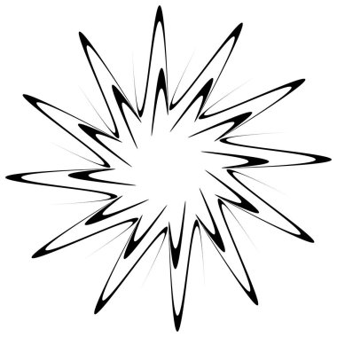 Soyut dairesel çizim. Şekilsiz, şekilsiz, sanatsal element, şekil. Girdap, girdap, girdap, girdap motifi ve mandala - stok vektör illüstrasyonu, klip-sanat grafikleri