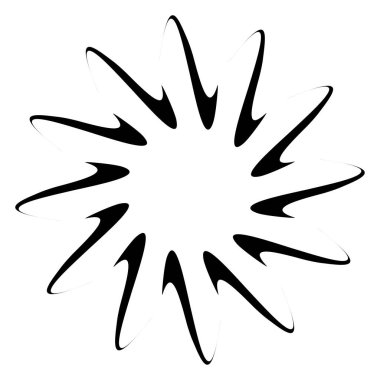 Soyut dairesel çizim. Şekilsiz, şekilsiz, sanatsal element, şekil. Girdap, girdap, girdap, girdap motifi ve mandala - stok vektör illüstrasyonu, klip-sanat grafikleri