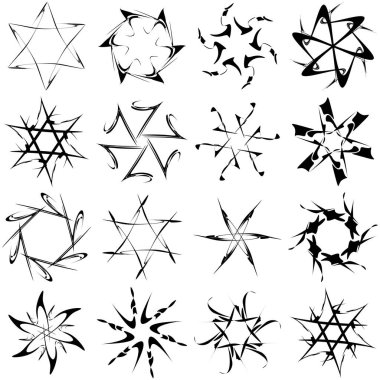 Soyut dairesel çizim. Şekilsiz, şekilsiz, sanatsal element, şekil. Girdap, girdap, girdap, girdap motifi ve mandala - stok vektör illüstrasyonu, klip-sanat grafikleri