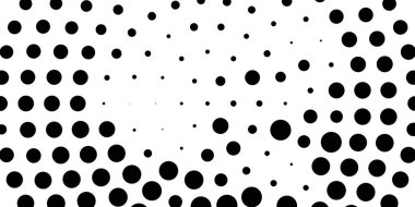 Yarıton, rastgele daireler, rastgele noktalar desen, doku, arkaplan illüstrasyonu - stok vektör illüstrasyonu, klip- sanat grafikleri