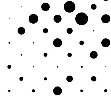 Yarıton, rastgele daireler, rastgele noktalar desen, doku, arkaplan illüstrasyonu - stok vektör illüstrasyonu, klip- sanat grafikleri