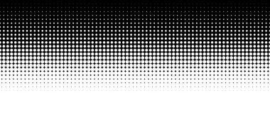Siyah ve beyaz yarım ton, noktalı, daireler, arka plan, arka plan. Noktalar, noktalar desen - stok vektör illüstrasyonu, klip- sanat grafikleri