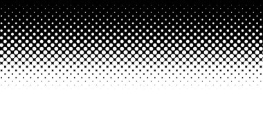 Siyah ve beyaz yarım ton, noktalı, daireler, arka plan, arka plan. Noktalar, noktalar desen - stok vektör illüstrasyonu, klip- sanat grafikleri