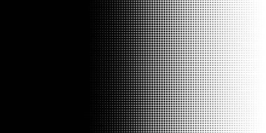 Siyah ve beyaz yarım ton, noktalı, daireler, arka plan, arka plan. Noktalar, noktalar desen - stok vektör illüstrasyonu, klip- sanat grafikleri
