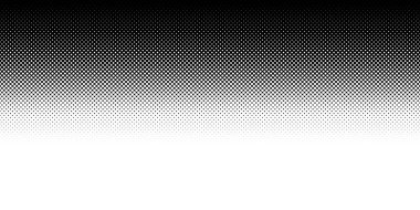 Siyah ve beyaz yarım ton, noktalı, daireler, arka plan, arka plan. Noktalar, noktalar desen - stok vektör illüstrasyonu, klip- sanat grafikleri