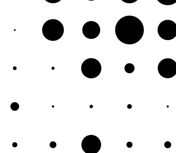 Halbton Zufällige Kreise Zufälliges Punktemuster Textur Hintergrundillustration Aktienvektorillustration Clip Art — Stockvektor