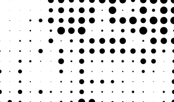 Halvton Slumpmässiga Cirklar Slumpmässiga Prickar Mönster Textur Bakgrund Illustration Stock — Stock vektor