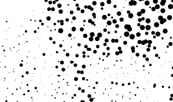 Halbton Zufällige Kreise Zufälliges Punktemuster Textur Hintergrundillustration Aktienvektorillustration Clip Art — Stockvektor